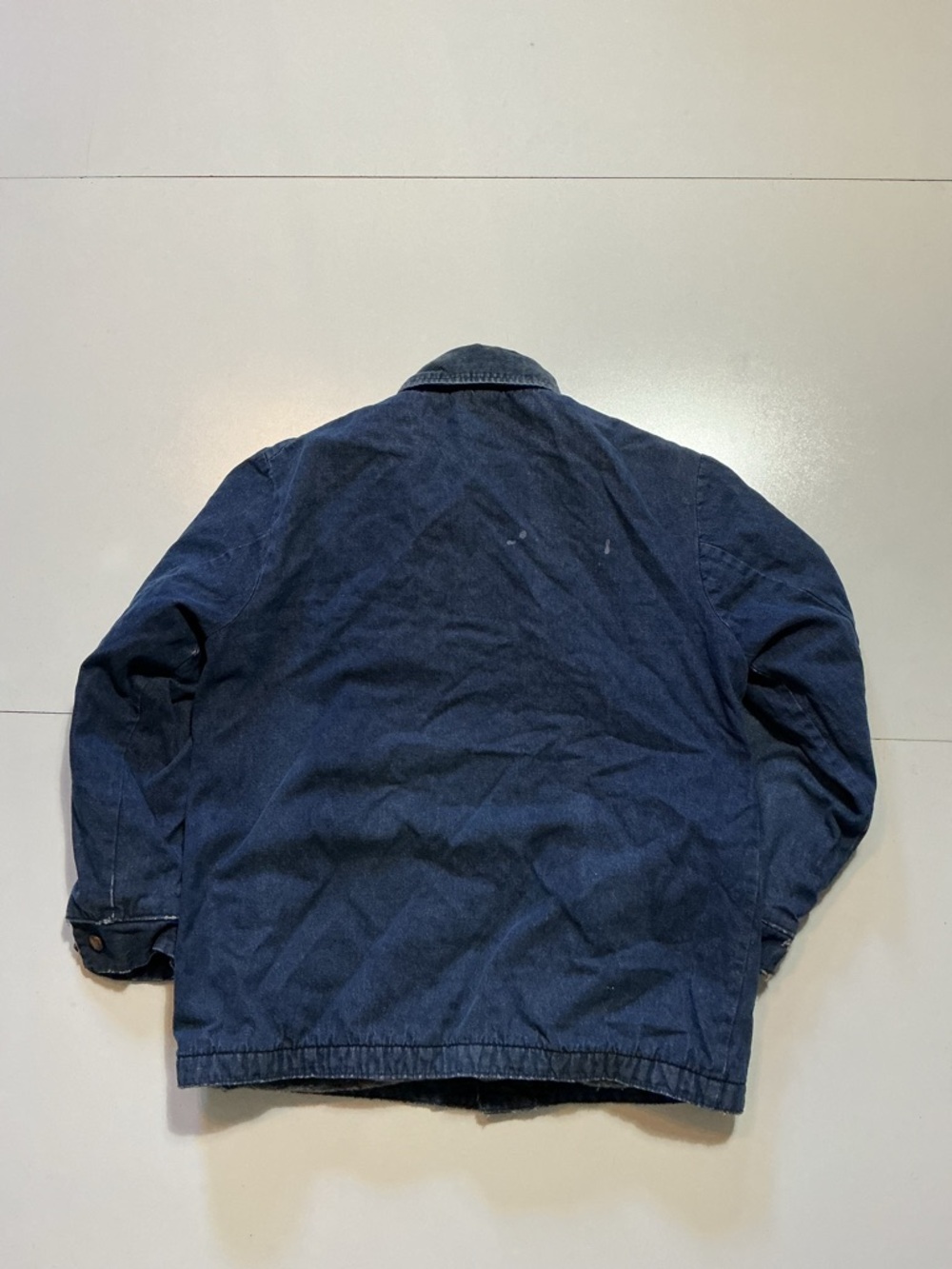 Vintage 70s Wrangler Blanket Lined Workwear Denim Chore Jean USA Made Jacket - Picture 3 of 16